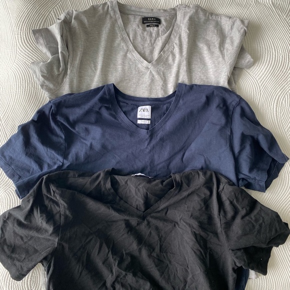 Zara men’s t-shirts bundle (3 for 1) - Picture 1 of 5